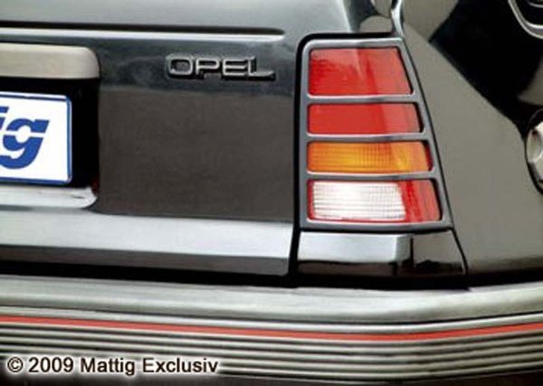 Rücklichtabdeckungen für Opel Kadett E