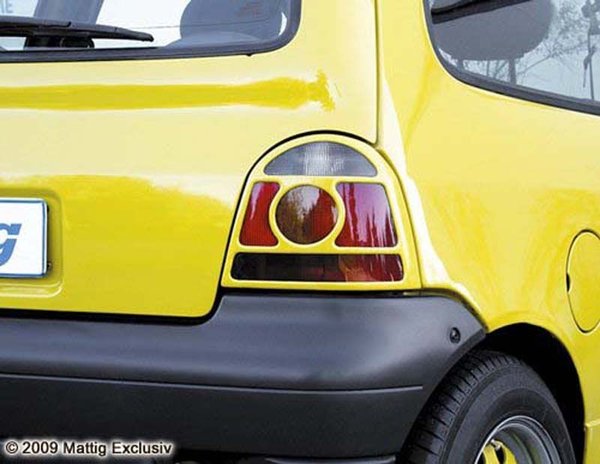 Rücklichtabdeckungen carbon für Renault Twingo