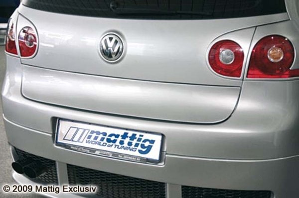 Heckklappenaufsatz für VW Golf 5