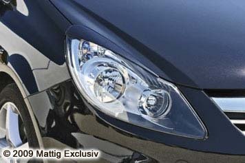 Scheinwerferblenden für Opel Corsa D